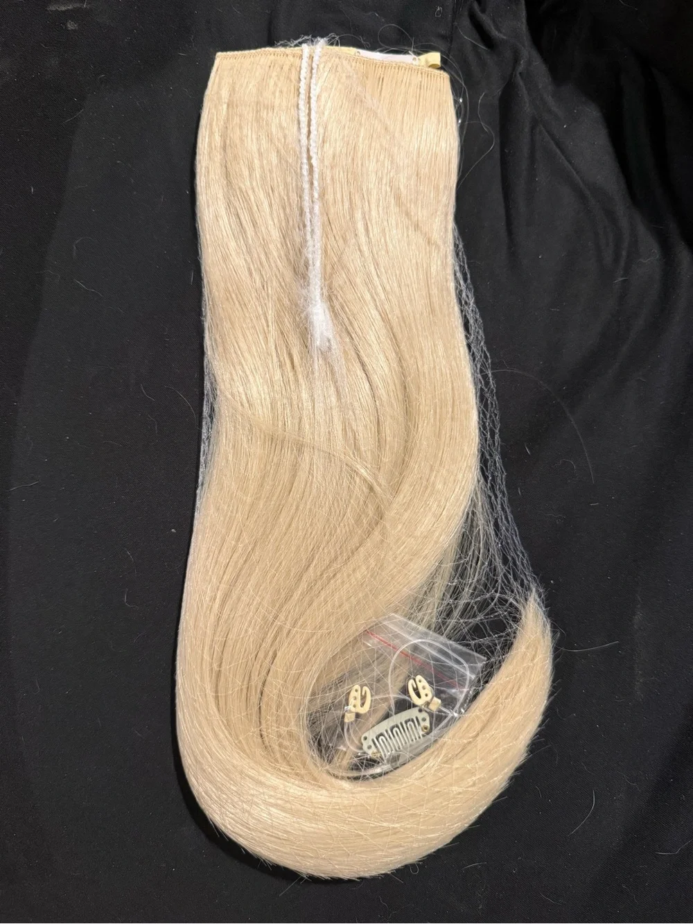 That Hair Blonde Halo Clip-In Hair Extensions - 613 Platinum Blonde